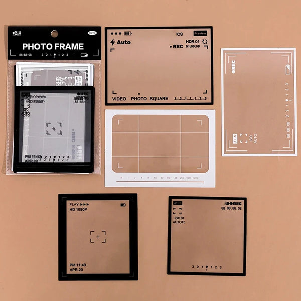 Vintage Film Frame PET Stickers 15pcs