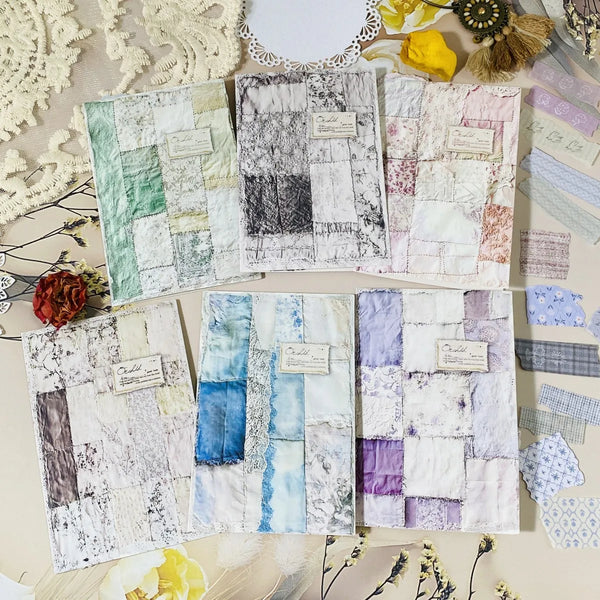 Vintage Paper Sticker Pack 50pcs Mixed Designs