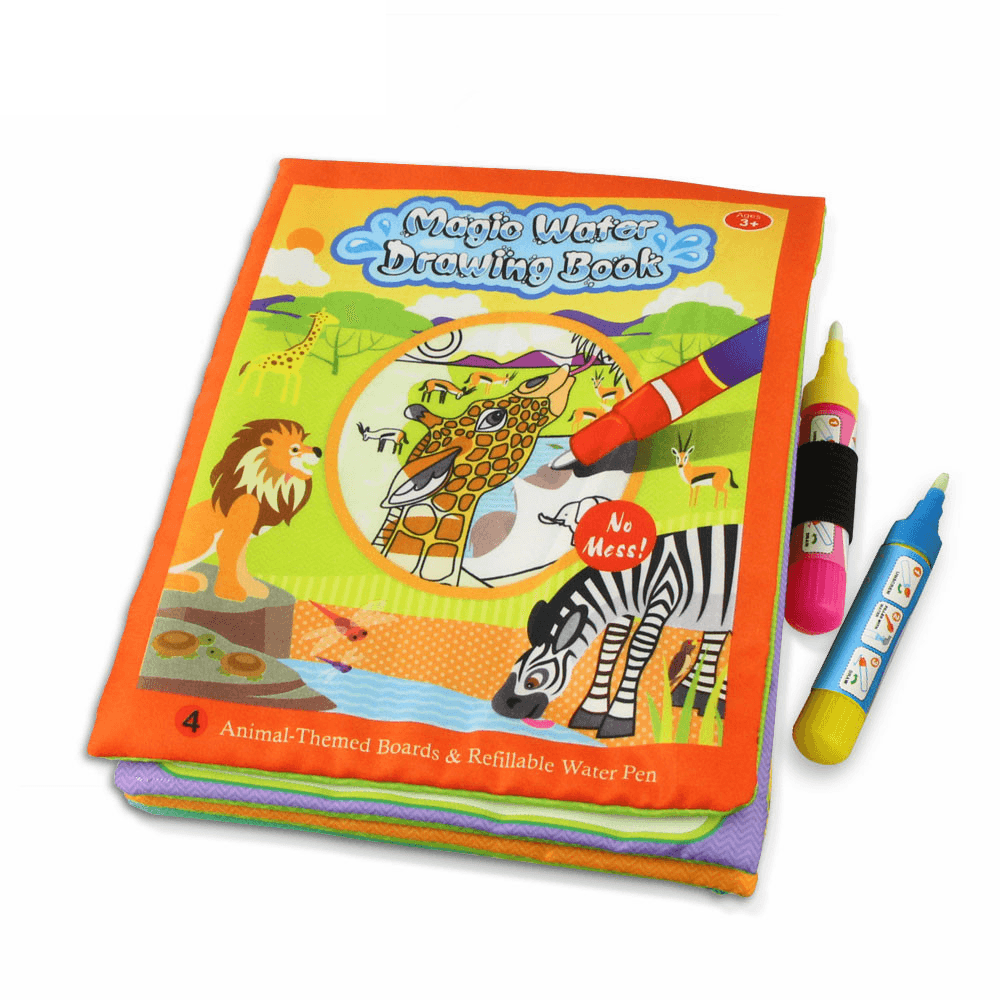 Magic Water Drawing Book Pen Kids Educational