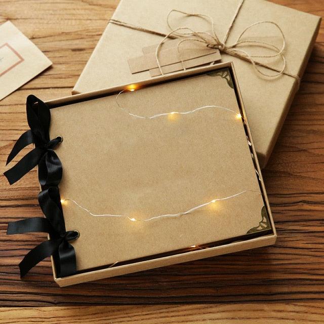 DIY Wedding Scrapbook Album 20 Pages Hardcover