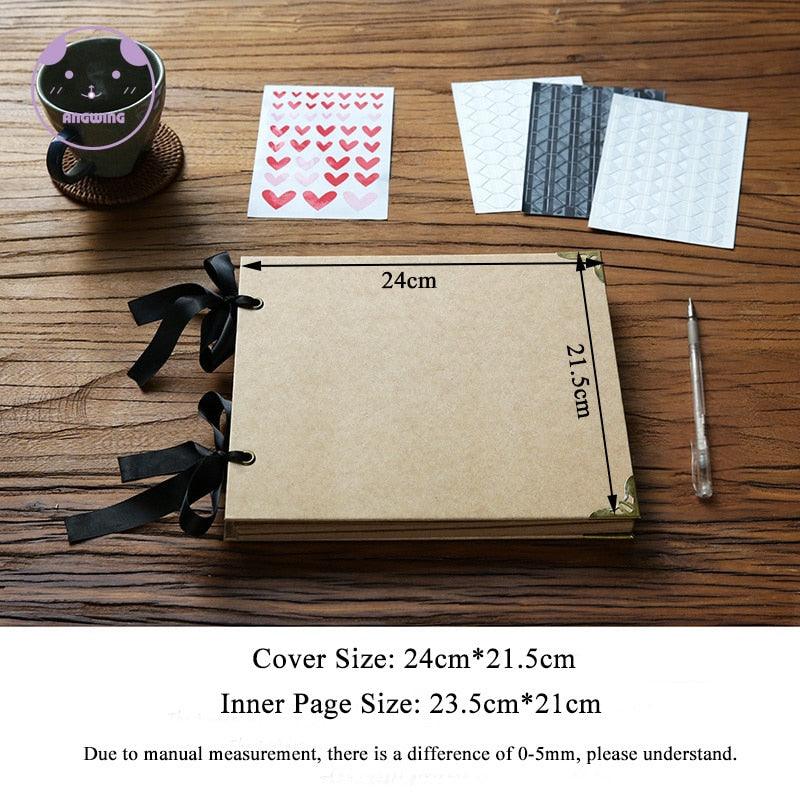 DIY Wedding Scrapbook Album 20 Pages Hardcover
