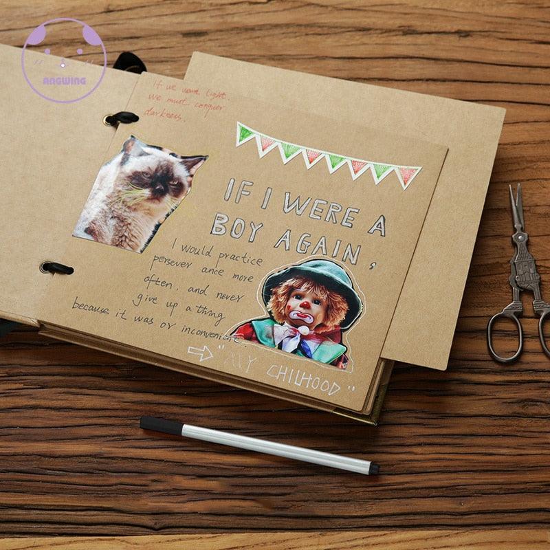 DIY Wedding Scrapbook Album 20 Pages Hardcover