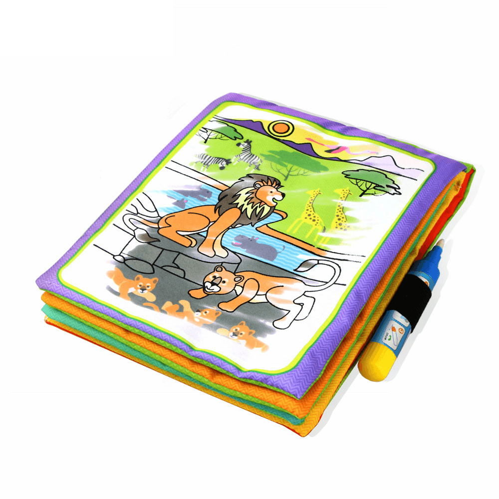 Magic Water Drawing Book Pen Kids Educational