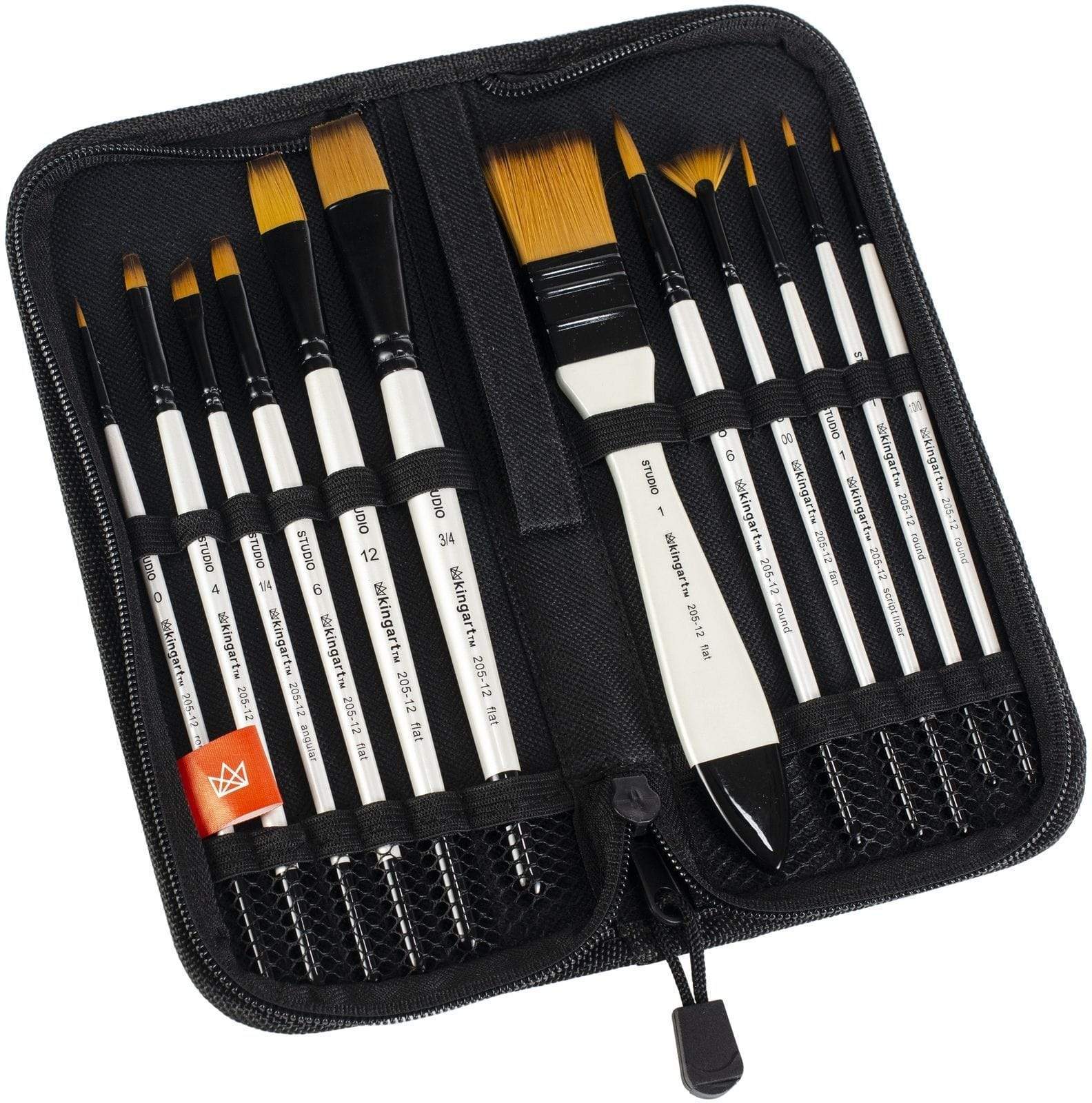Studio Gold Nylon Acrylic Watercolor Brush Set