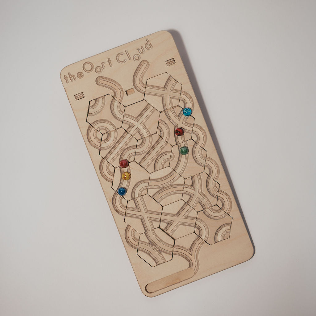 The Oort Cloud Marble Run Puzzle Game